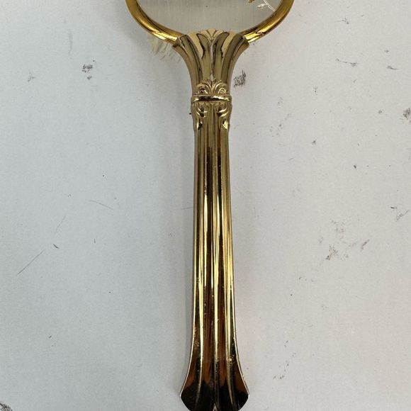 Vintage Floral Design Hair Brush Made in USA Nylon - Picture 4 of 11